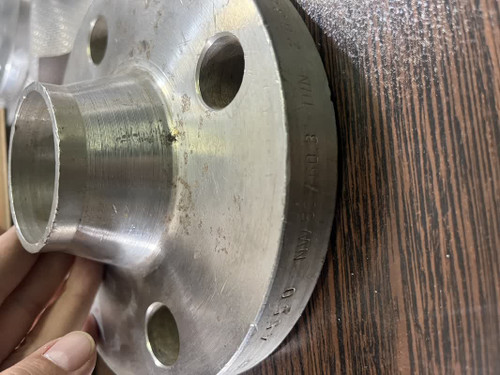 فلنج گلودار استنلس استیل 3 اینچ RTG ازجنس 4550 DIN2636 ND64CH فابریک