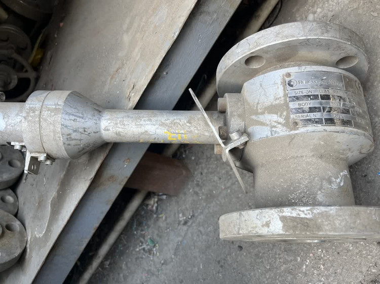 شیر توپی 2 اینچ سایکولوژیک دابلکس دسته بلند دو تیکه ریس فیس کلاس 150 SEAT UNS S32750 STEM UNS S32750 BALL UNS S32750 BODY F51